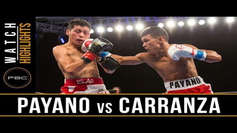 Embedded thumbnail for Payano vs Carranza highlights: January 13, 2017