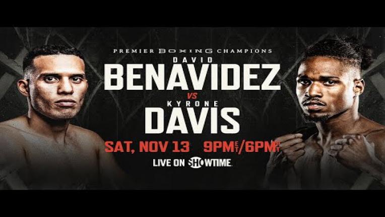 Embedded thumbnail for David Benavidez vs Kyrone Davis PREVIEW: November 13, 2021 | PBC on SHOWTIME