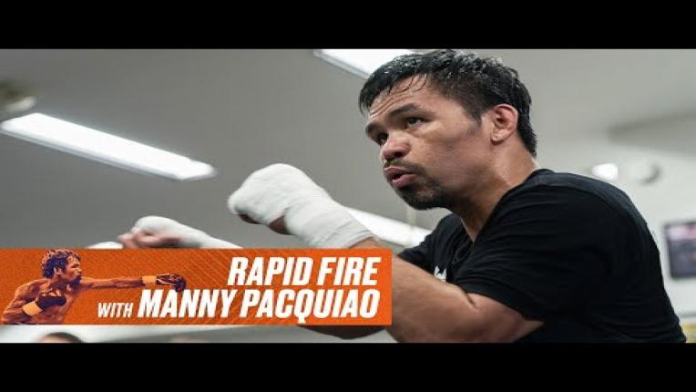 Embedded thumbnail for Manny Pacquiao Answers All Your Burning Questions | Rapid Fire