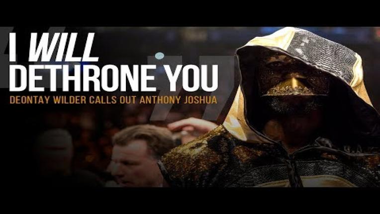 Embedded thumbnail for Deontay Wilder Calls Out Anthony Joshua