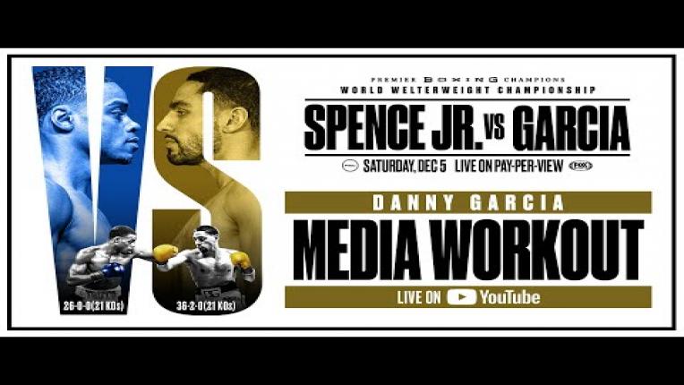 Embedded thumbnail for Spence vs Garcia: Danny Garcia Media Workout