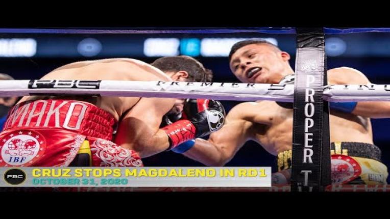 Embedded thumbnail for Isaac Cruz Stops Diego Magdaleno in Under a Minute