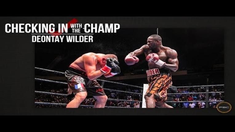 Embedded thumbnail for Checking In With The Champ: Deontay Wilder - April 2017