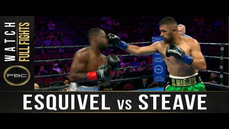 Embedded thumbnail for Esquivel vs Steave - Watch Full Fight | September 21, 2019