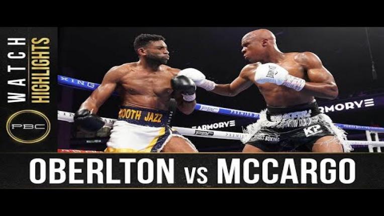 Embedded thumbnail for Oberlton vs McCargo - Watch Fight Highlights | June 27, 2021