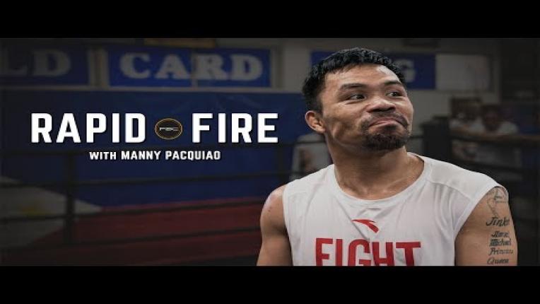 Embedded thumbnail for Rapid Fire with Manny Pacquiao