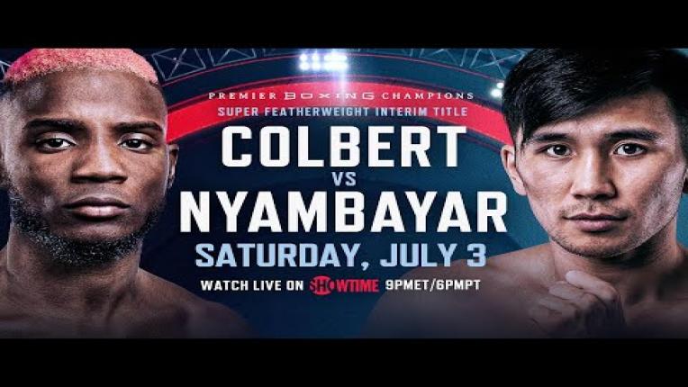 Embedded thumbnail for Colbert vs Nyambayar PREVIEW: July 3, 2021