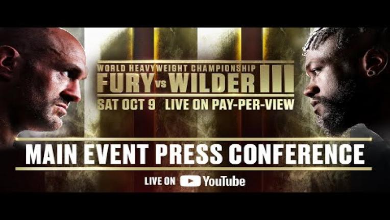 Embedded thumbnail for Fury vs Wilder 3 - Main Event Press Conference