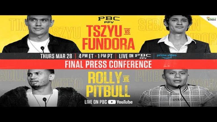 Embedded thumbnail for Final Press Conference | #TszyuFundora &amp;amp; #RollyPitbull
