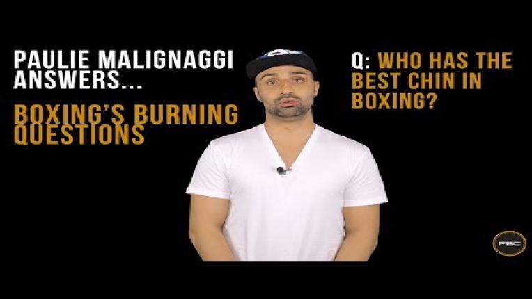 Embedded thumbnail for Paulie Malignaggi Answers Boxing&amp;#039;s Burning Questions: Best Chin