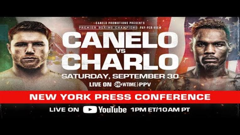 Embedded thumbnail for Canelo Alvarez vs. Jermell Charlo New York Press Conference | #CaneloCharlo