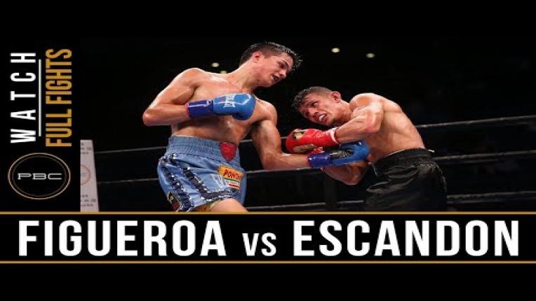 Embedded thumbnail for Figueroa vs Escandon Full Fight: September 30, 2018 - PBC on FS1