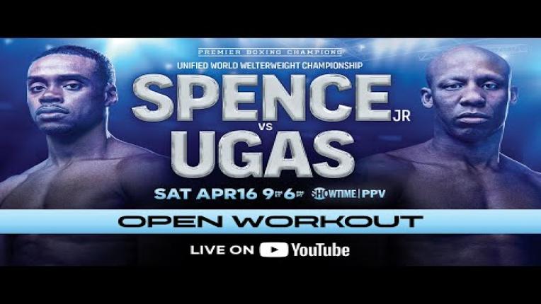 Embedded thumbnail for Errol Spence Jr. vs Yordenis Ugas OPEN WORKOUT | #SpenceUgas