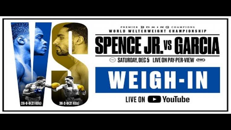 Embedded thumbnail for Spence vs Garcia Weigh In