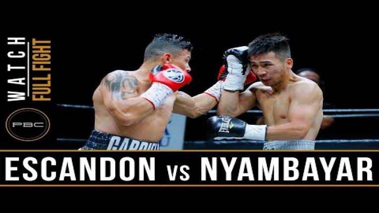 Embedded thumbnail for Escandon vs Nyambayar - Watch Video Highlights | May 26, 2018