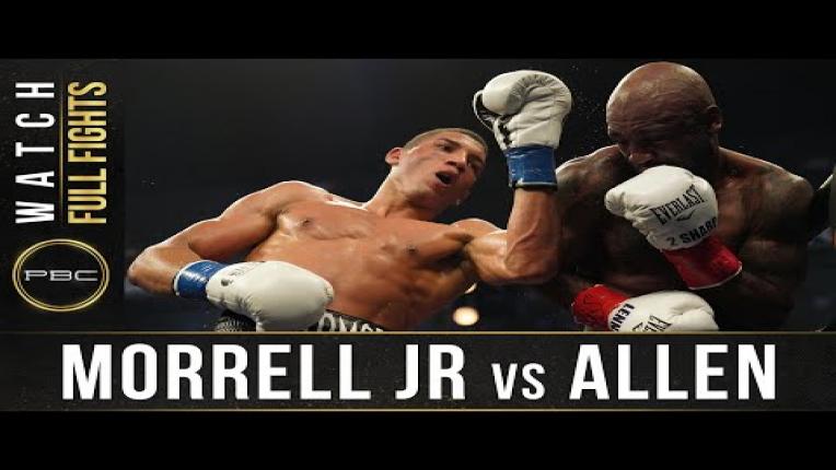 Embedded thumbnail for Morrell Jr vs Allen - Watch Full Fight | August 8, 20 20