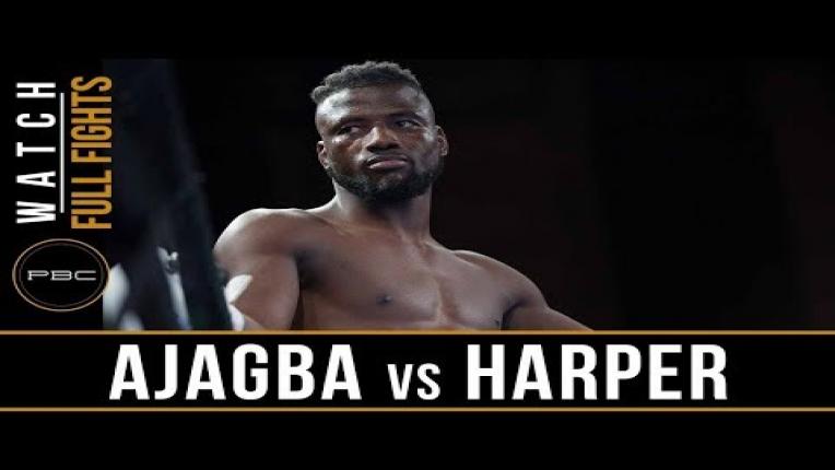 Embedded thumbnail for Ajagba vs Harper Full Fight: August 24, 2018 - PBC on FS1