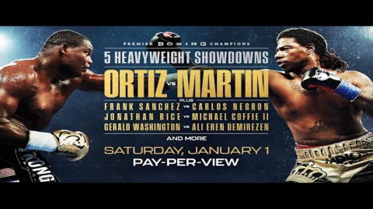 Embedded thumbnail for Luis Ortiz vs Charles Martin Headlines a New Year&amp;#039;s Day Heavyweight Extravaganza on FOX Sports PPV