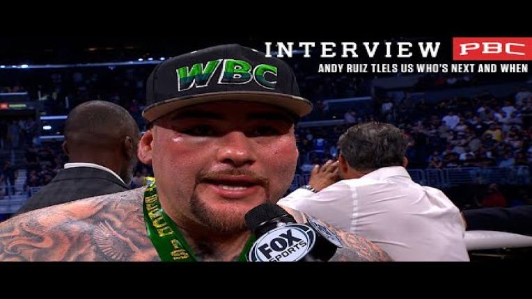 Embedded thumbnail for Interview: Andy Ruiz shares who and when he wants to fight next 