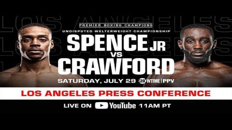 Embedded thumbnail for Errol Spence Jr. vs Terence Crawford Los Angeles Press Conference | #SpenceCrawford