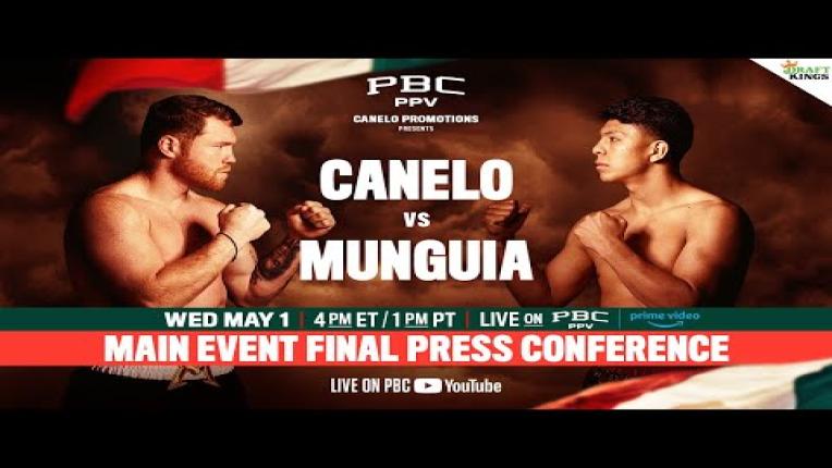 Embedded thumbnail for Canelo vs. Munguia MAIN EVENT FINAL PRESS CONFERENCE | #CaneloMunguia