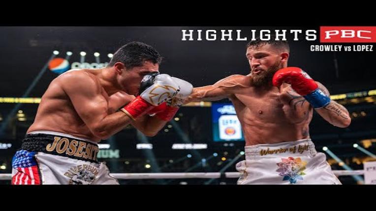 Embedded thumbnail for Crowley vs Lopez - Watch Fight Highlights | April 16, 2022 