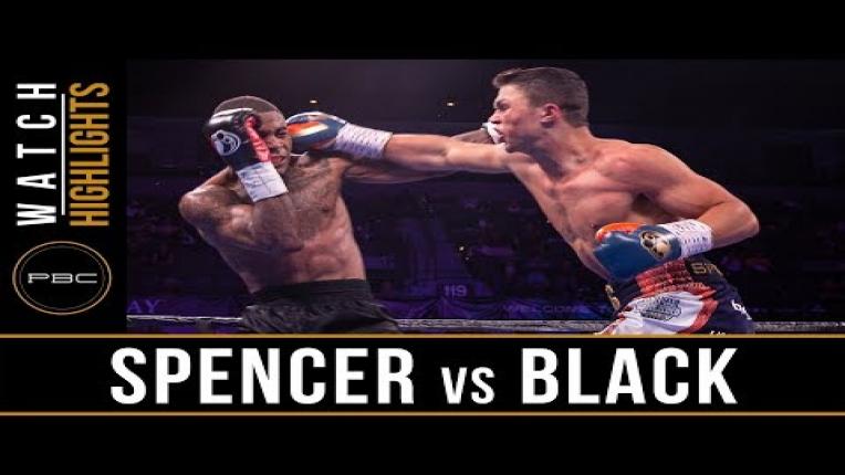 Embedded thumbnail for Spencer vs Black - Watch Fight Highlights | June 23, 2019