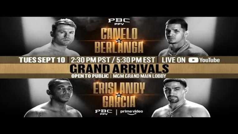 Embedded thumbnail for GRAND ARRIVALS | #CaneloBerlanga Fight Week