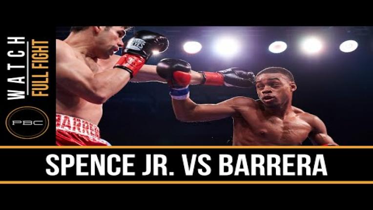 Embedded thumbnail for Spence vs Barrera full fight: November 28, 2015
