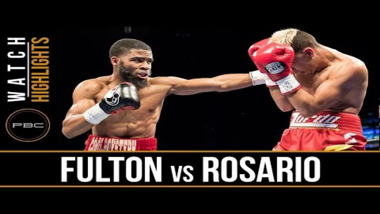 Embedded thumbnail for Fulton vs Rosario HIGHLIGHTS: April 4, 2017