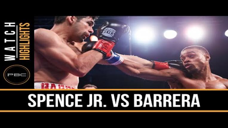 Embedded thumbnail for Spence vs Barrera highlights: November 28, 2015