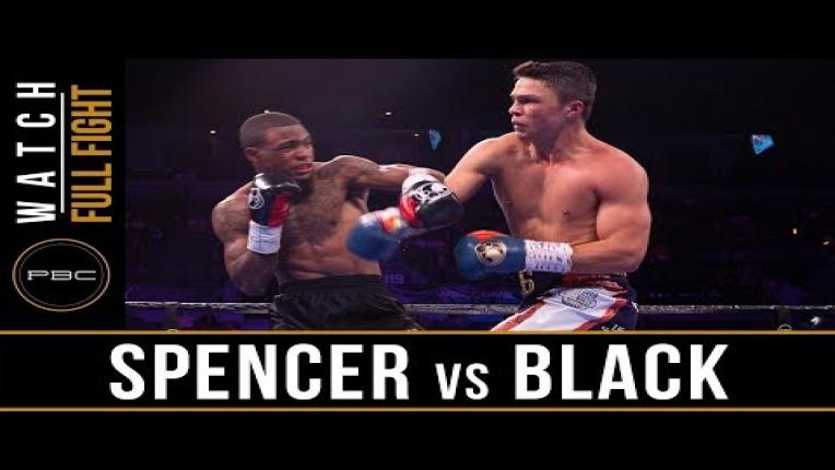 Embedded thumbnail for Spencer vs Black - Watch Full Fight | June 23, 2019