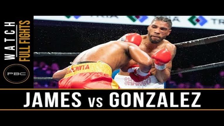 Embedded thumbnail for James vs Gonzalez Watch Full Fight | February 23, 2019