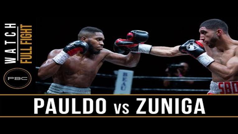 Embedded thumbnail for Pauldo vs Zuniga Full Fight: May 26, 2018 - PBC on FS1