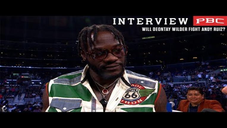 Embedded thumbnail for Interview: Deontay Wilder discusses Andy Ruiz, Luis Ortiz, and who&amp;#039;s next