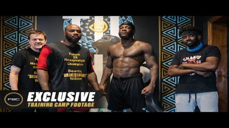 Embedded thumbnail for An EXCLUSIVE Glimpse Into the Training Camp of Deontay Wilder