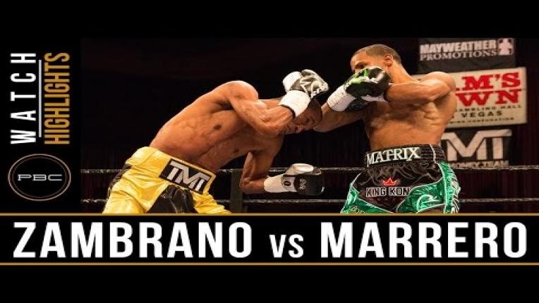Embedded thumbnail for Zambrano vs Marrero HIGHLIGHTS: April 29, 2017
