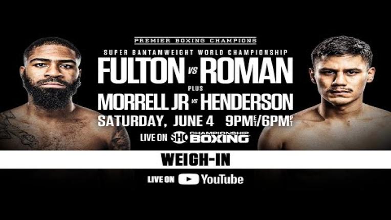 Embedded thumbnail for OFFICIAL WEIGH-IN: Stephen Fulton Jr. vs Danny Roman | #FultonRoman