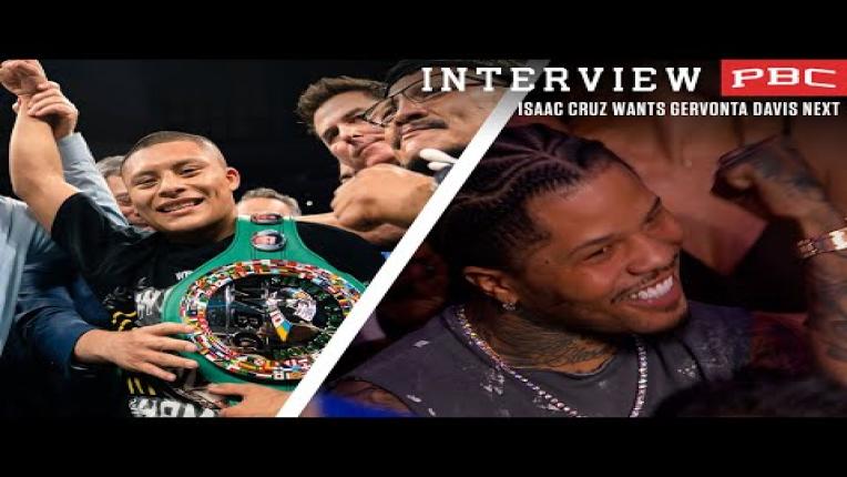 Embedded thumbnail for Interview: Isaac Cruz calls out Gervonta Davis after KO