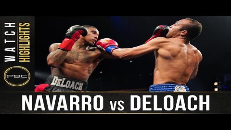 Embedded thumbnail for Navarro vs Deloach - Watch Fight Highlights | August 22, 2020