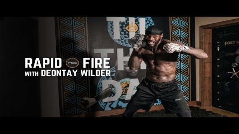 Embedded thumbnail for Rapid Fire with Deontay Wilder