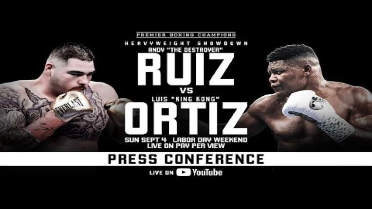 Embedded thumbnail for Andy Ruiz vs Luis Ortiz Kickoff Press Conference | #RuizOrtiz