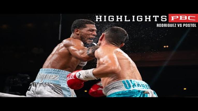 Embedded thumbnail for Rodriguez vs Postol - Watch Fight Highlights | July 15, 2023