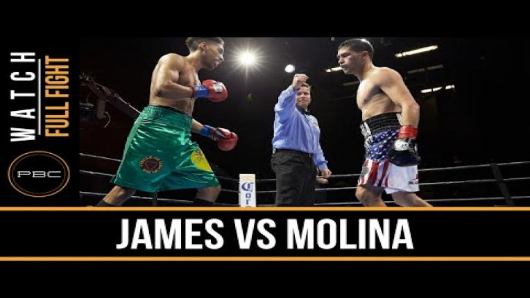 Embedded thumbnail for James vs Molina full fight: January 19, 2016