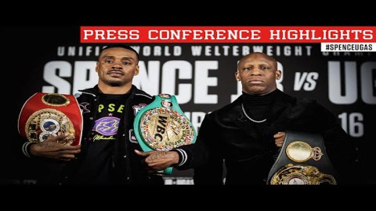 Embedded thumbnail for Errol Spence Jr. vs Yordenis Ugas PRESS CONFERENCE HIGHLIGHTS