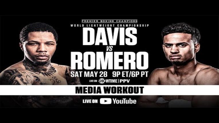 Embedded thumbnail for MEDIA WORKOUT: Gervonta Davis vs Rolando Romero | #DavisRomero