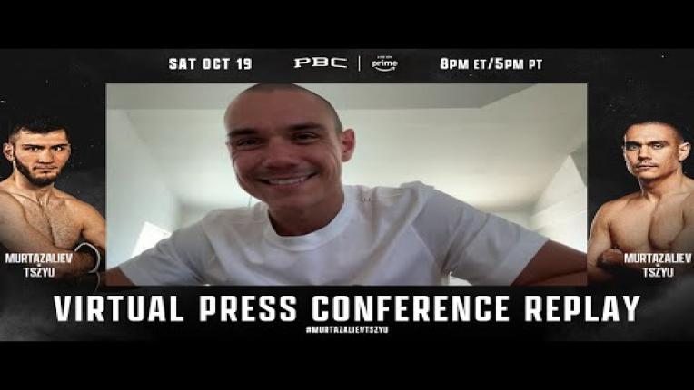 Embedded thumbnail for Tim Tszyu Virtual Press Conference | FULL REPLAY | #MurtazalievTszyu