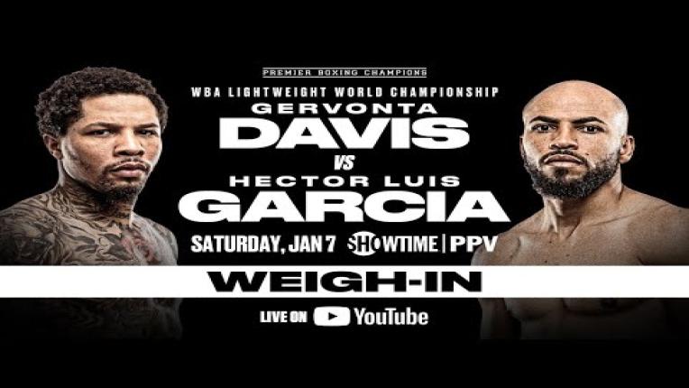 Embedded thumbnail for OFFICIAL WEIGH-IN | #DavisGarcia