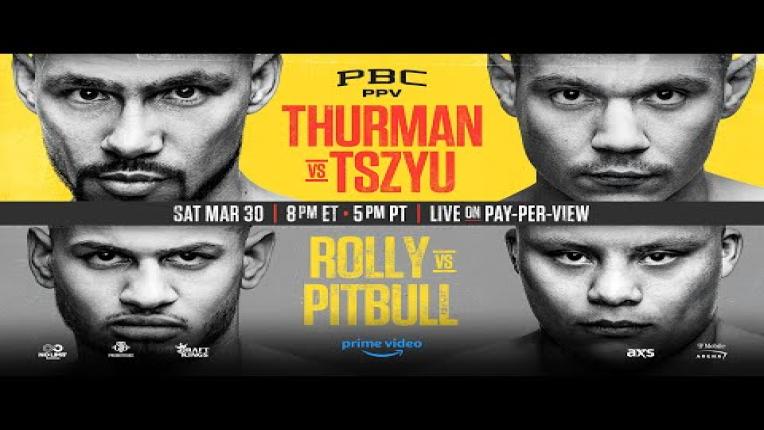 Embedded thumbnail for Thurman vs. Tszyu &amp;amp; Rolly vs. Pitbull PREVIEW: March 30, 2024 | PBC on Prime Video