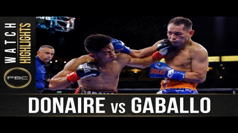 Embedded thumbnail for Donaire vs Gaballo HIGHLIGHTS: December 11, 2021 | PBC on SHOWTIME